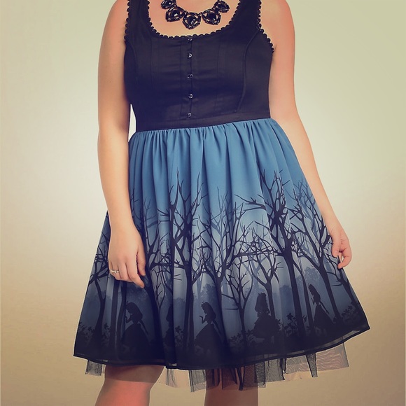 alice in wonderland swing dress